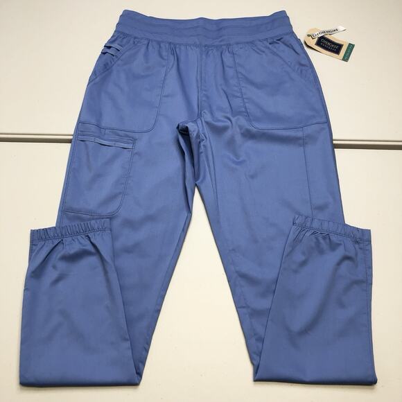 Cherokee Women's Revolution Jogger Scrubs Pants WW011T Lilac Blue Medium Tall - Picture 1 of 8